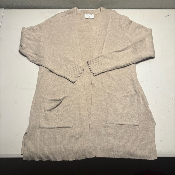Old Navy Sweaters - Old Navy Light Tan Open Front Cardigan